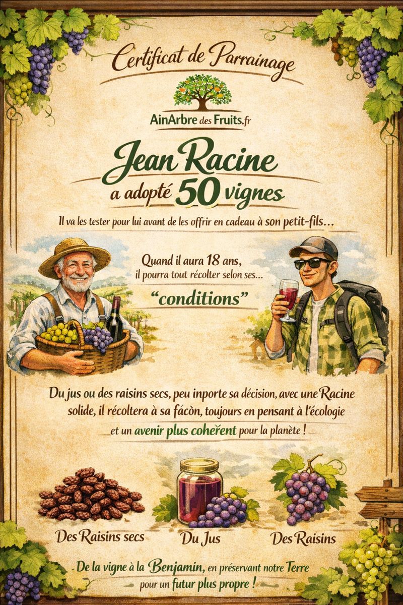 Illustration du parrainage d’arbre et du rôle du parrain