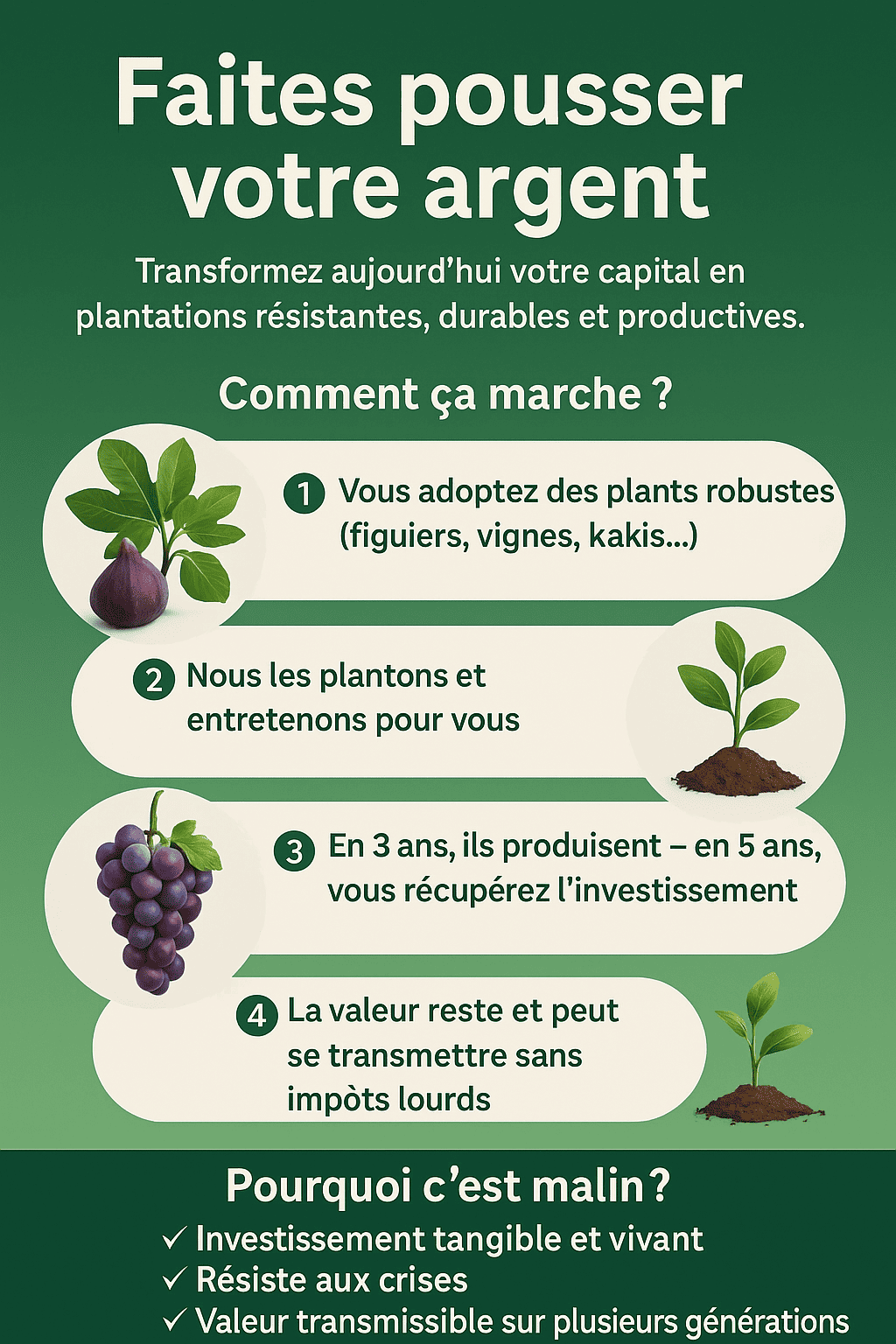 Faites pousser votre argent